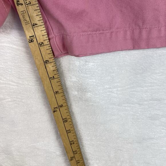 Lauren Ralph Lauren Womens 6P Preppy Pink Twill High Rise Chino Beach Shorts - Picture 7 of 8